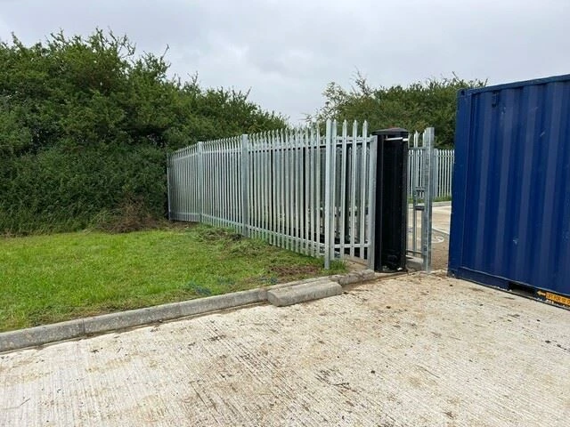 A security fence in Chalgrove